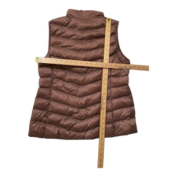 32 Degrees Heat Pinkish-Brown color Quilted Puffer Vest | Size Medium - Picture 3 of 12